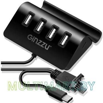USB-хаб Ginzzu GR-519UB